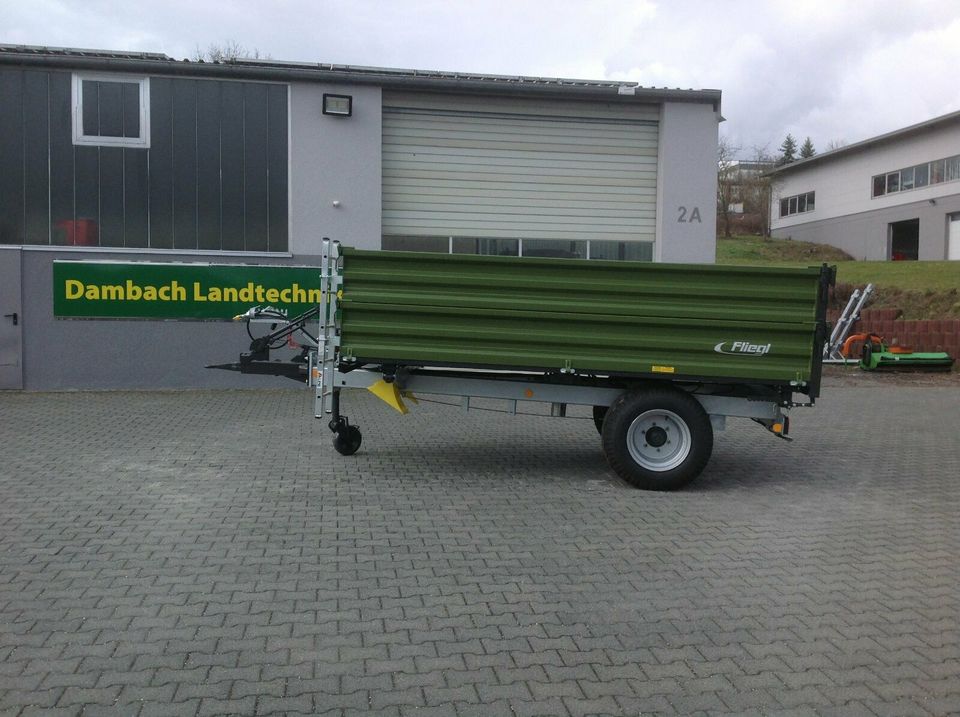 Fliegl, Fliegl EDK 50 Fox, Fliegl Kipper,Einachs-Dreiseitenkipper in Buchen (Odenwald)