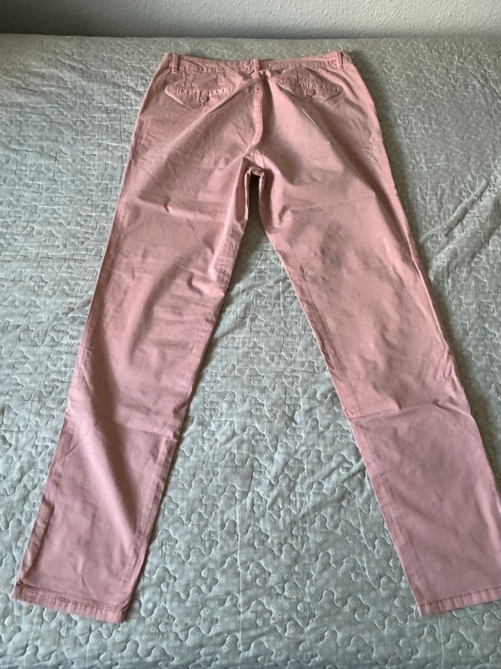 Damen Esprit  Chino Hose in rosa in Größe 40/32 in Schwaara