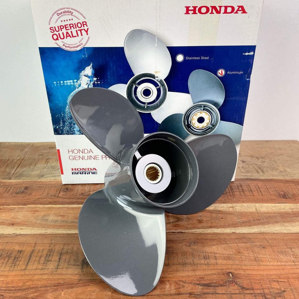 Original Honda Boot Propeller Alu 115-250 PS Außenborder 15 x 15" in Havelsee