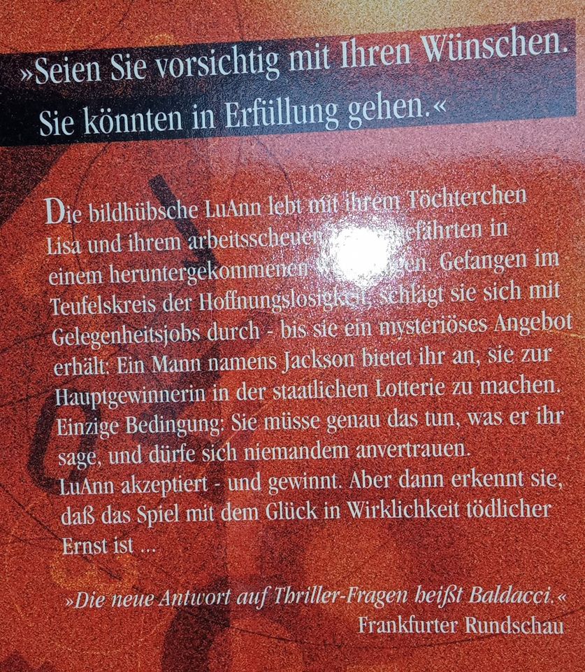 4/5 x David Baldacci (Labyrinth, Versuchung, Verschwörung...) in Nohfelden