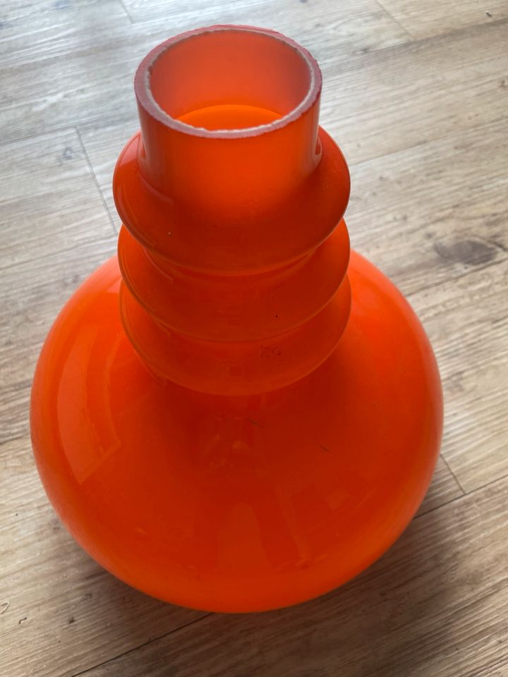 70er Jahre Pendelleuchte Glas orange/ Designerlampe in Landau in der Pfalz