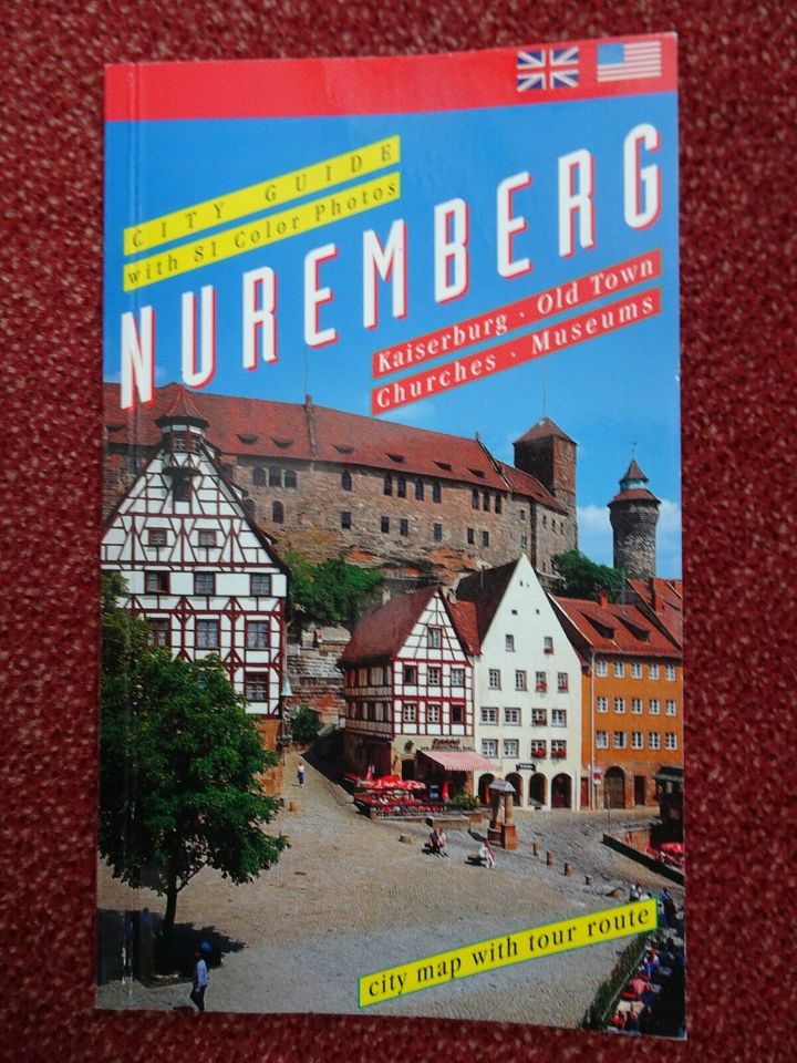 Reiseführer Nürnberg City map in ENGLISCH in Nürnberg (Mittelfr)