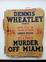 Dennis Wheatley Murder off Miami 1936 England Berlin - Mitte Vorschau