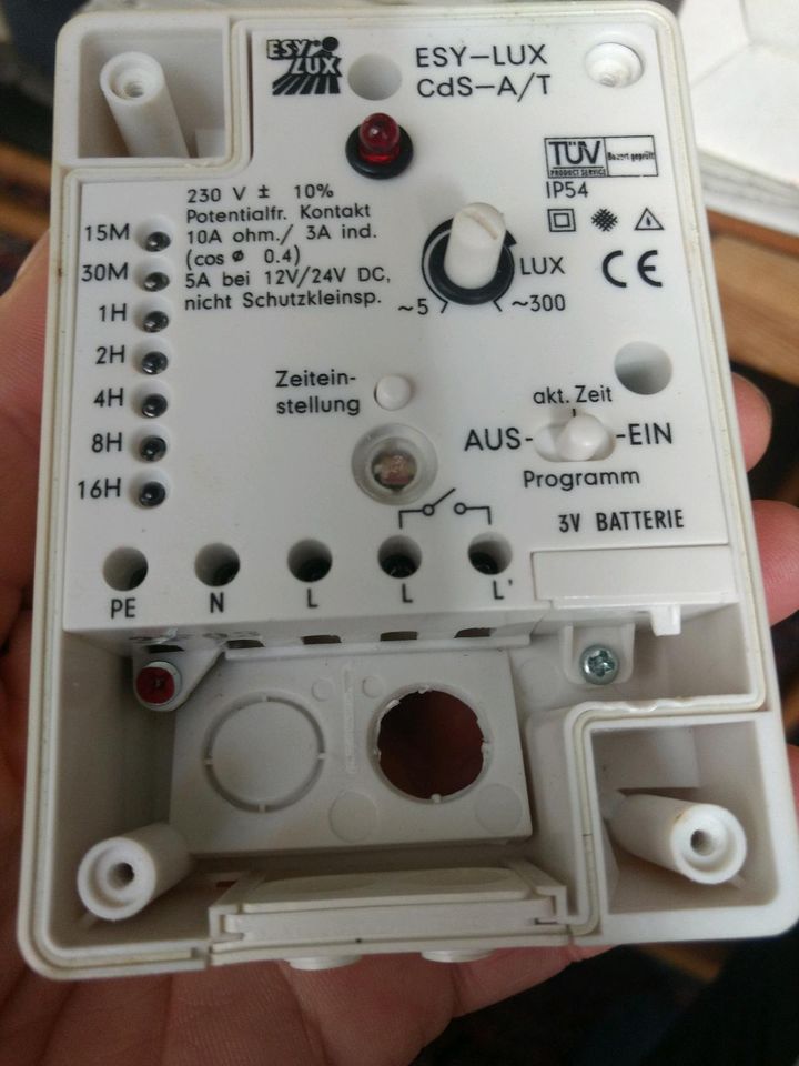 Dämmerungsschalter ESY LUX mit Zeitschaltuhr  cds-a/t in Hemmingen