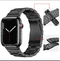 Gliederarmband für Apple Watch grau, silber, mit Werkzeug Frankfurt am Main - Bockenheim Vorschau