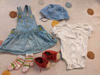 7 Set Body Jeans Denim Sarafan Kleid Schuhe Sonnenhut Mütze gr 68 München - Schwabing-West Vorschau