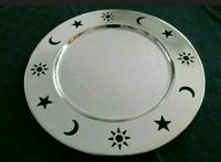 Teller versilbert 30cm Sonne Mond Stern Platzteller Dinner Deko Nordrhein-Westfalen - Beverungen Vorschau