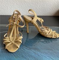 High Heels Gold Schuhgröße 38 Absatzhöhe 10cm Pumps Sandaletten Hannover - Misburg-Anderten Vorschau