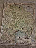 alte antike Landkarte / Landkreis Passau Bayern - Obernzell Vorschau