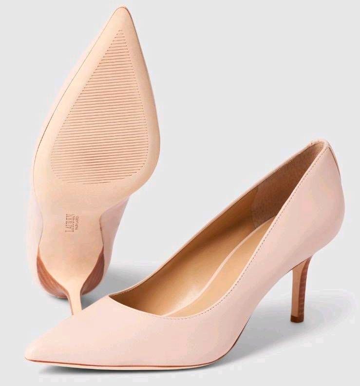 Lauren Ralph Lauren Pumps aus Leder hellrosa, rosé Größe 37 neu in Berlin