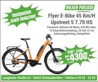 E-Bike FLYER UPSTREET5 7.70 HS Wave Orange 630 WH 45 Km/H Niedersachsen - Ostrhauderfehn Vorschau