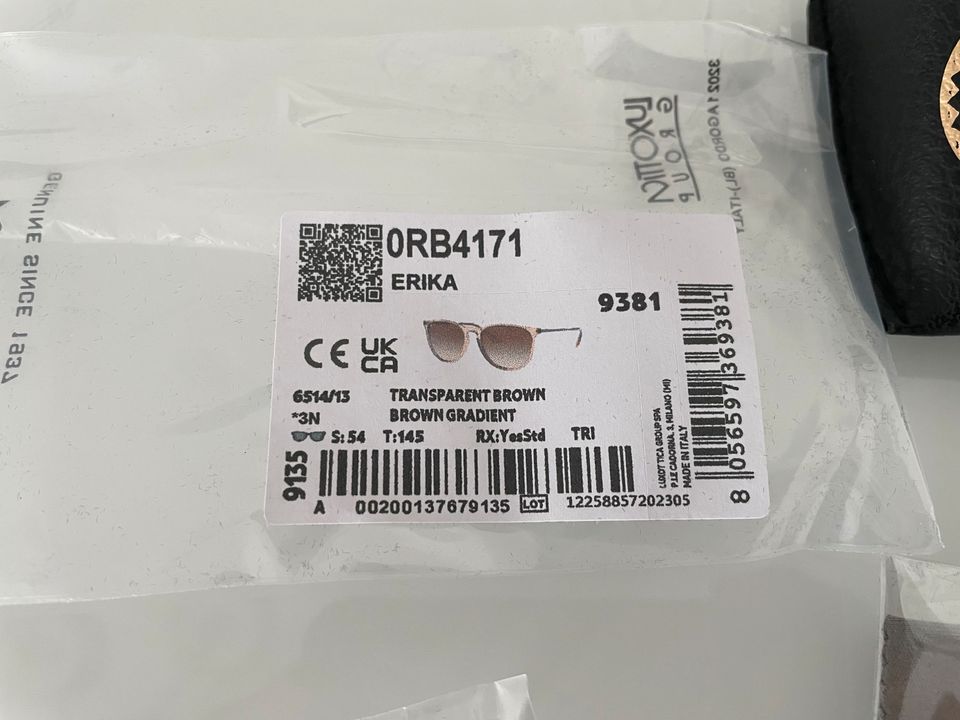 Ray Ban Erika Gold Sonnenbrille neu in Köln