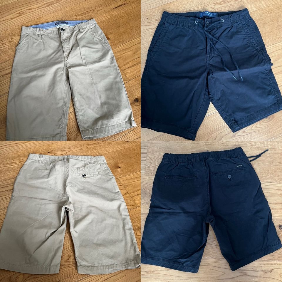 Shorts Jungen beige und schwarz in Lohfelden