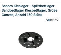 Sanpro Kies-, Splittbett-, Sandbettlager,Terrasse 150+100+10Stück Baden-Württemberg - Dörzbach Vorschau