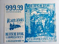 Plakat, 60er Jahre, Deutsche Bank, signiert Niedersachsen - Worpswede Vorschau