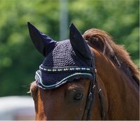 Fliegenhaube Fliegenmütze Ohrenhaube blau WB Bayern - Rottau Vorschau