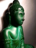 Gablonzer Glas Malachitglas  ,,Buddha " Schlevogt Frankfurt am Main - Bonames Vorschau