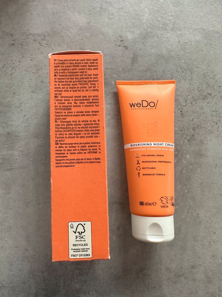 weDO Professional - NOURISHING NIGHT CREAM - 100ml - neu in Seth Holstein