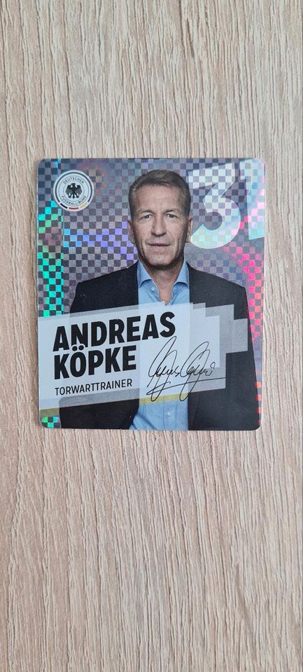 DFB Sammelalbum 2014 - Glitzer Karte Andreas Köpke in Dinkelscherben