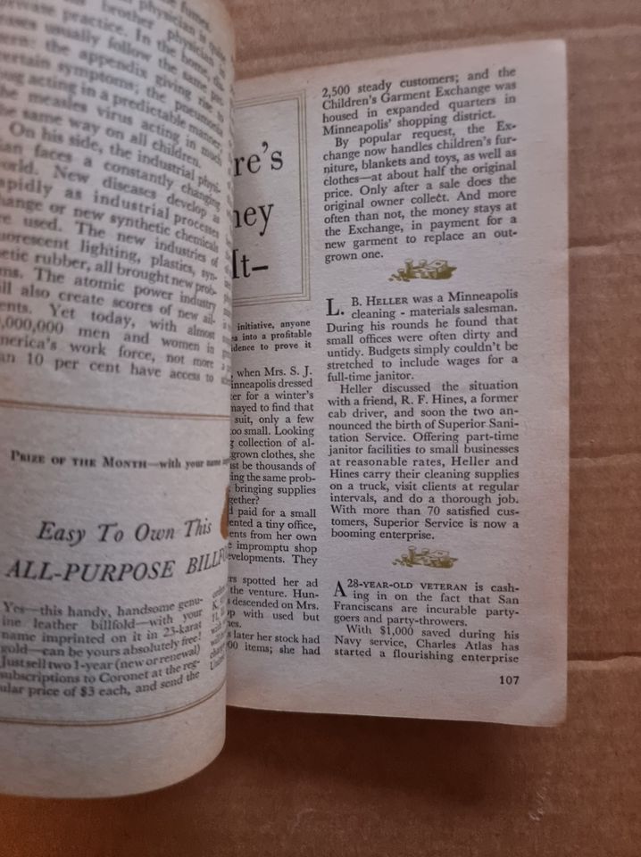 Magazin: Coronet - April 1947 - Vol. 21, No. 6 in Struvenhütten