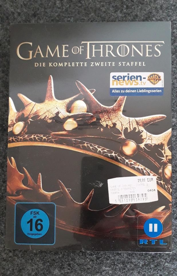 NEU/OVP: Game of Thrones GoT| Staffel 2 zwei im Schuber | 5 DVD's in Berlin