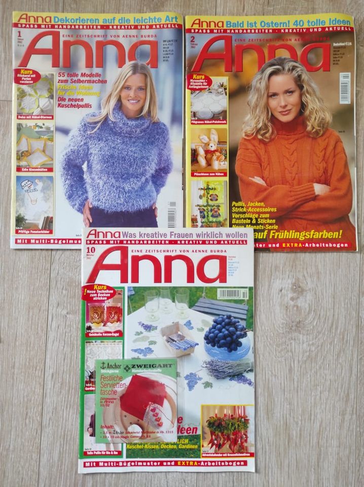 5 Anna Magazins - verschiedene Jahre ab 1998 in Bretten