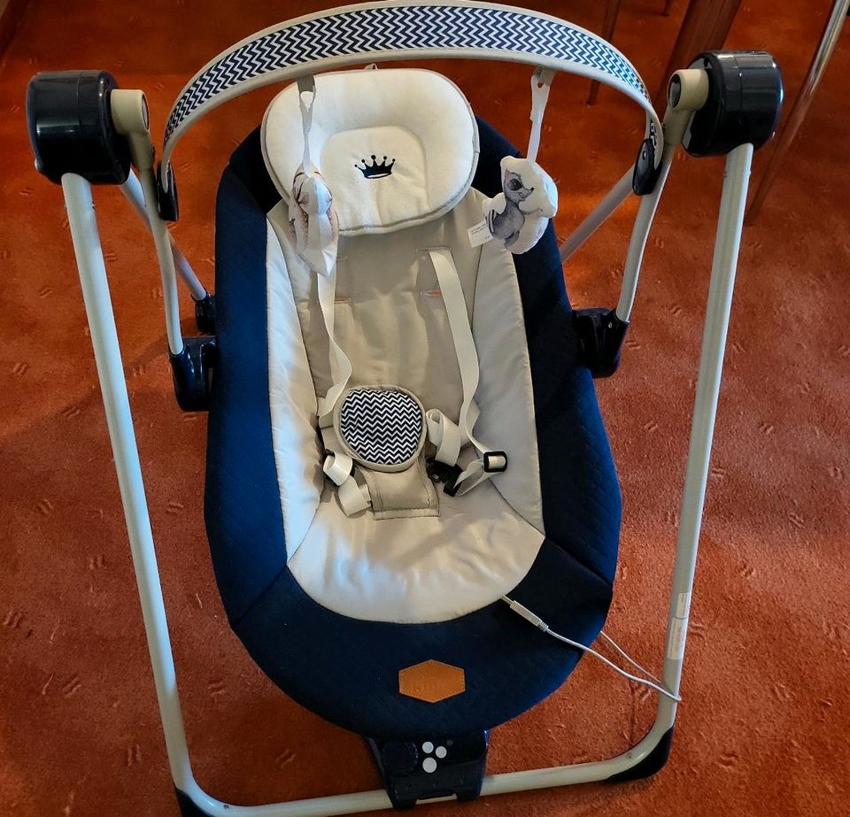 Babyschaukel - Elektrische Babywippe von Kidiz in dunkelblau in Witten