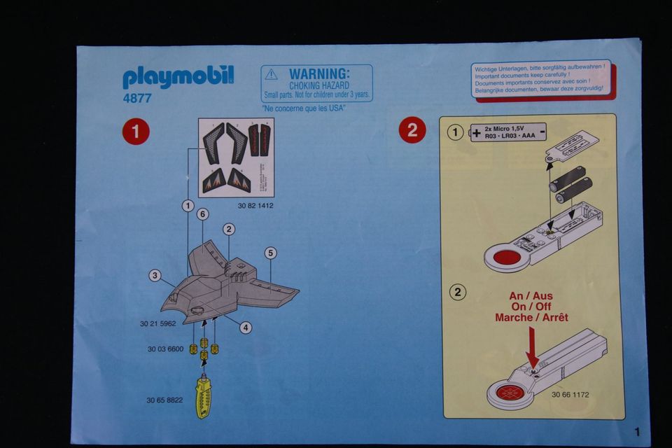 Playmobil Top Agents Detektorjet mit Metalldetektor 4877 in Peiting