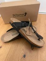 Bonova Zehentrenner Sandalen schwarz Leder Größe 40 neu Bayern - Waldkirchen Vorschau