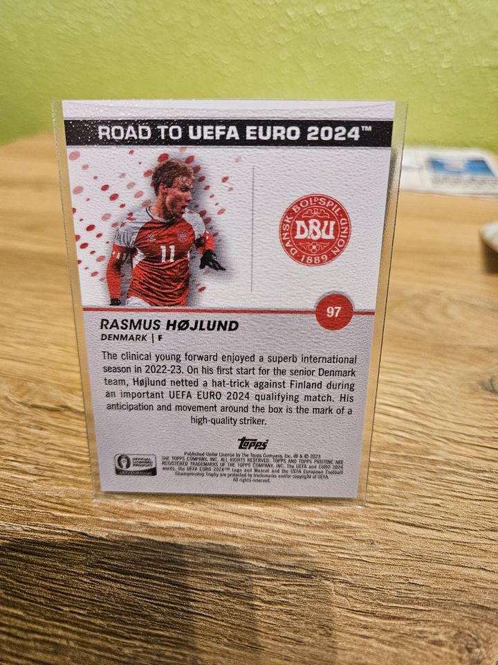 Topps Pristine Euro 2024 Rasmus Hojlund /99 in Unterschleißheim