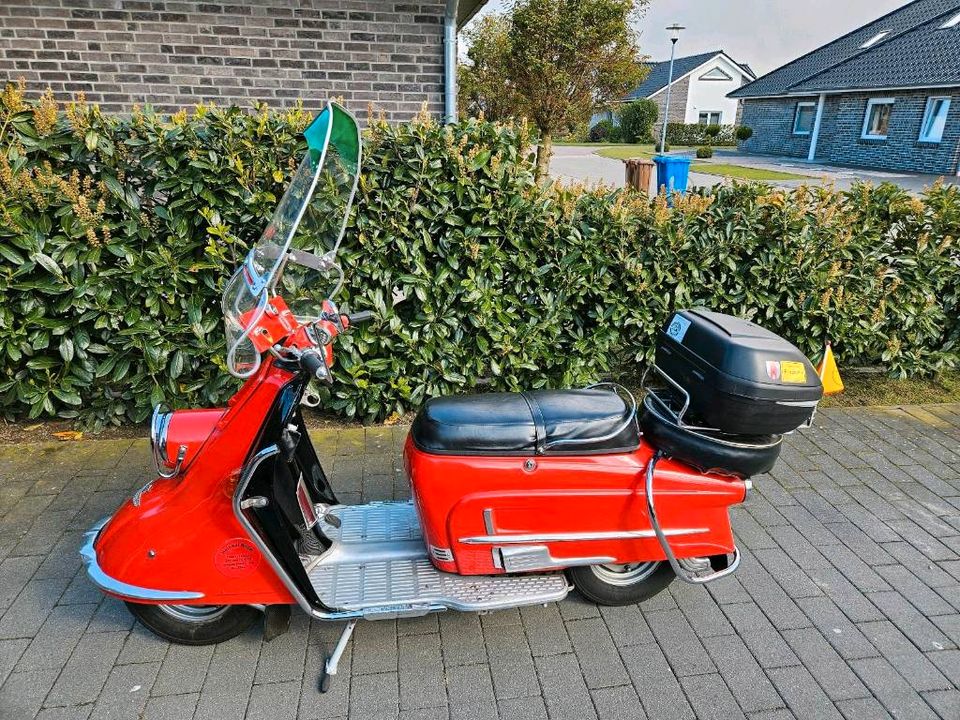 Heinkel Tourist 103A-2 Oldtimer Roller in perfektem Zustand in Bösel