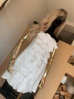 Zara Minikleid , weiß, Volants, Baumwolle Hessen - Viernheim Vorschau