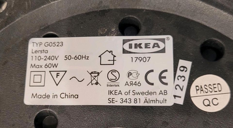 Ikea Lersta Leselampe Stehlampe inkl. Leuchtmittel in Ostbevern