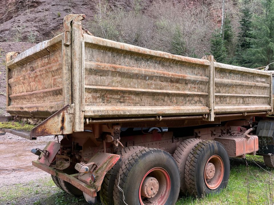 Meiller Oldtimer Lkw Kipperbrücke 3-Achser 4,80 m Länge in Herten