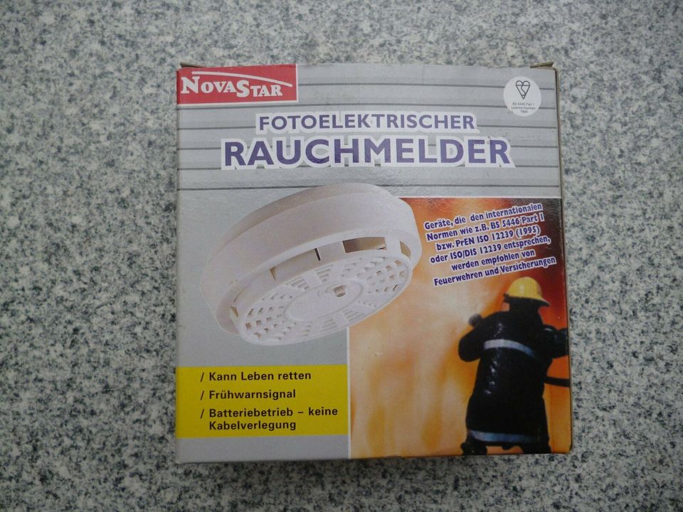 NEU NOVASTAR Rauchmelder Feuermelder OVP und 1x gebraucht in Großenaspe