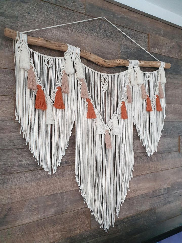 SALE !!!  XXL Makramee Wandbehang Wanddekoration Boho in Pforzheim