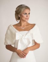 Bolero Cape Poncho Fell Peltz Bolero Stola Kunstpelz Brautjacke Baden-Württemberg - Meckenbeuren Vorschau