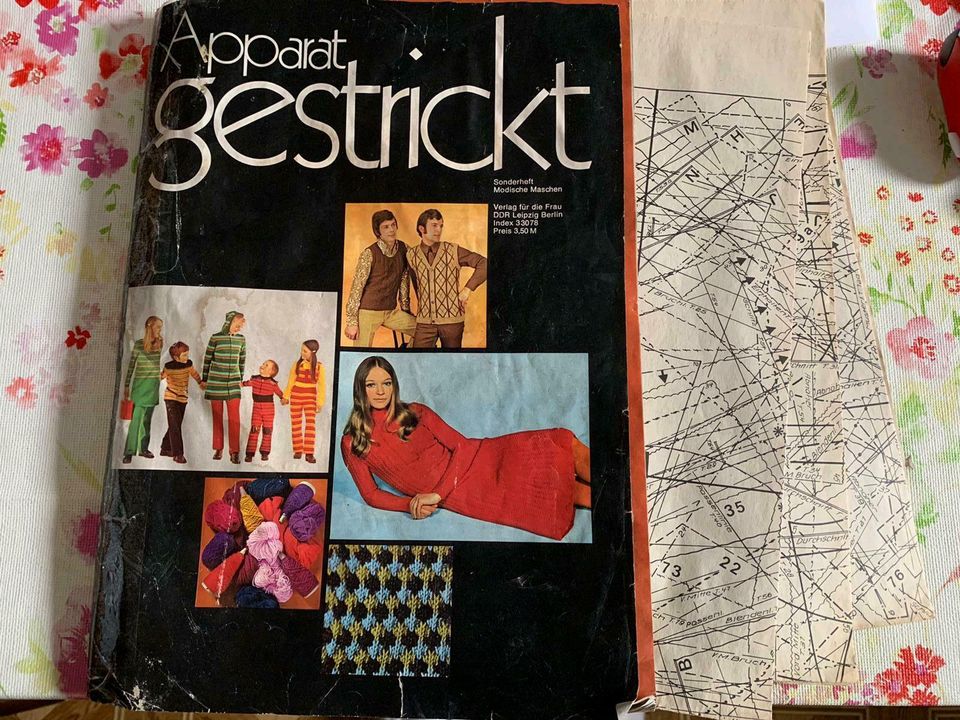 DDR Strickmuster Zeitschrift 1985 in Parchtitz