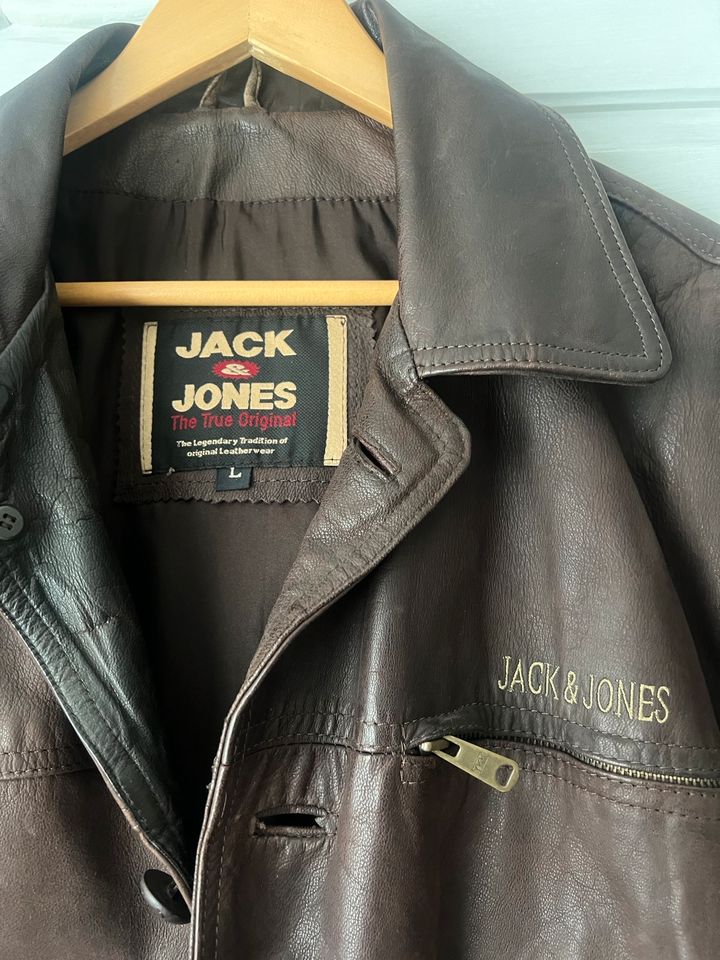 Herren Lederjacke Jack & Jones, Dunkelbraun Gr XL in Nordfriesland - Westre  | eBay Kleinanzeigen ist jetzt Kleinanzeigen