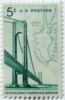 USA, Five Cents, Verrazano-Narrows-Bridge, türkis, ohne Stempel Nordrhein-Westfalen - Lippstadt Vorschau
