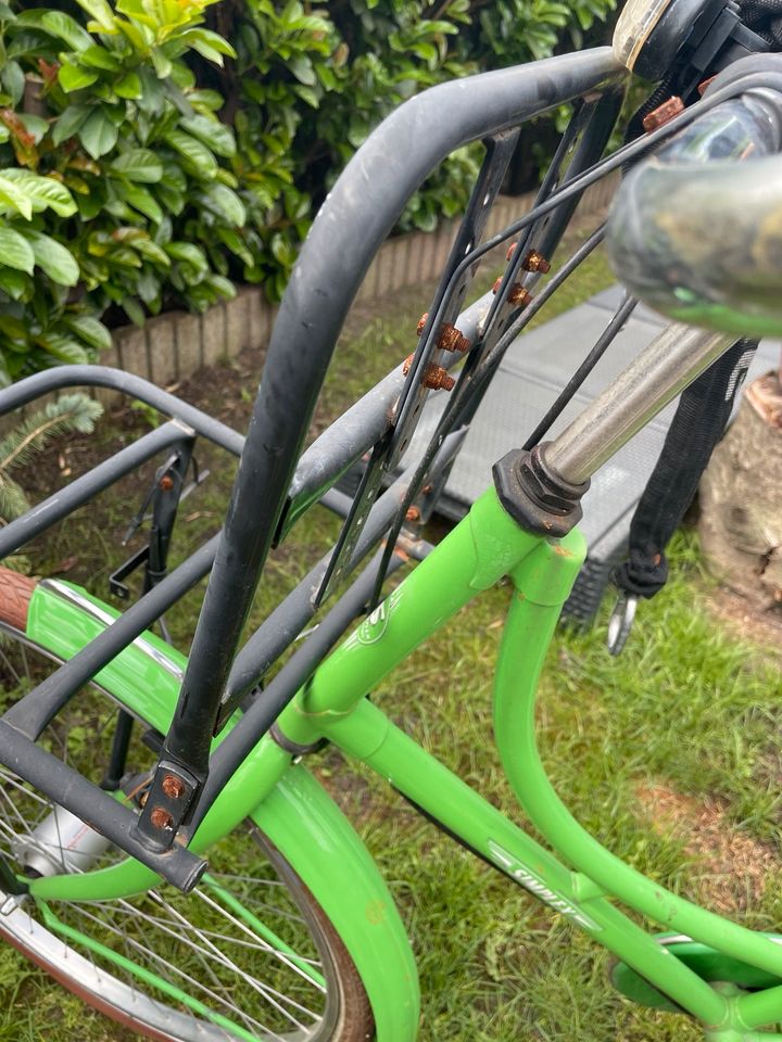 Nur bis Sonntag! 70€ Fahrrad, 17 Jahre, Simplex Hollandrad, grün in Dorsten