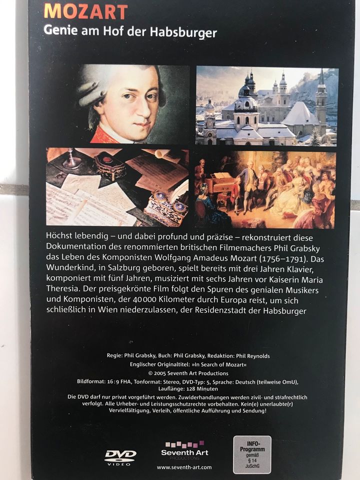 Mozart Geo Epoche DVD Klassik Musik Sammler Doku in Köln