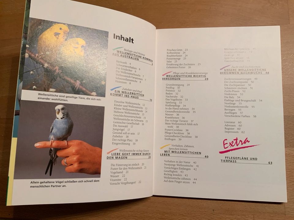 Buch Ratgeber Wellensittiche Tierbuch in Flintbek