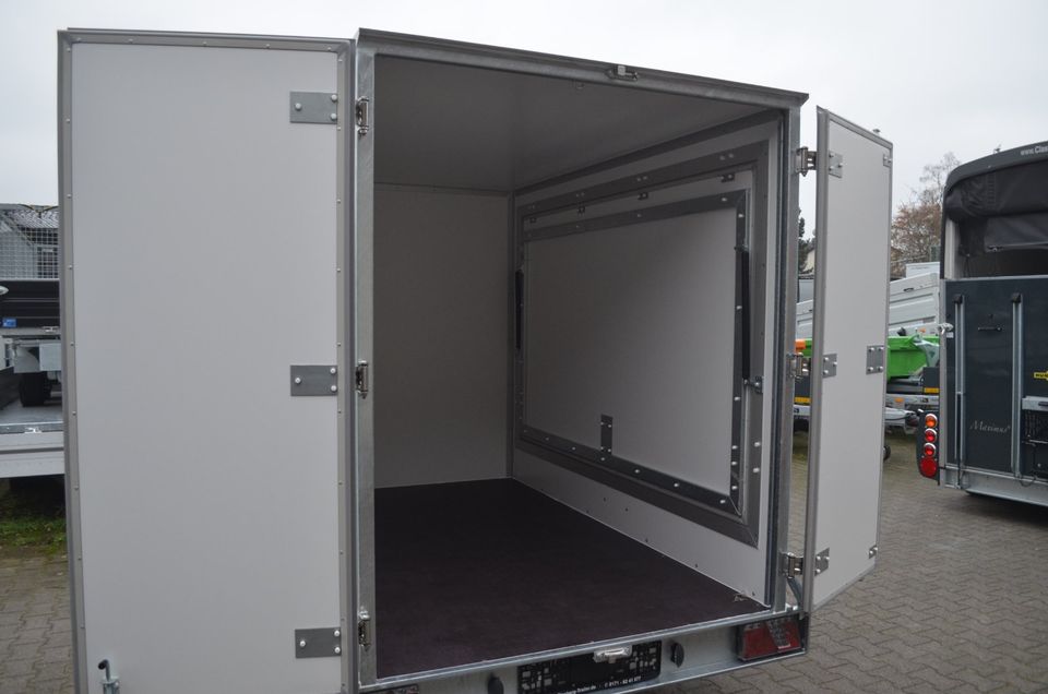 PKW Anhänger NEU 1300 kg Kofferanhänger 2505x1500x1800 mm Klappe in Bielefeld