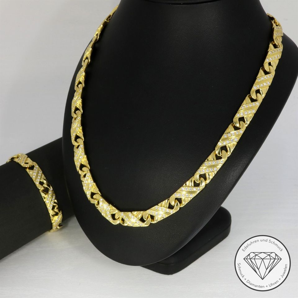 M*194060 Wert 25.000,- Wempe Brillant Collier Kette 18K Gold xxyy in Essen