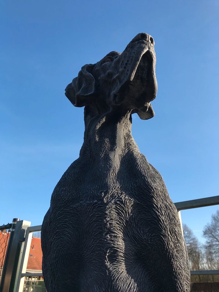 Dogge 106cm 200kg Steinguss deutsche Dogue dänische Dogo Hatzrüde in Hamburg