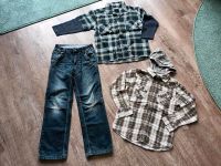 C&A Thermo Jeans 134 + karo Flanell Hemd 134, 140 Sachsen-Anhalt - Magdeburg Vorschau