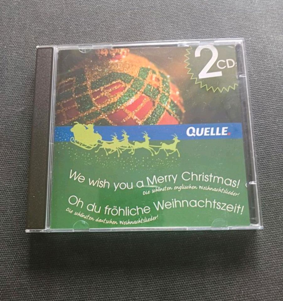 2 CD's  Weihnachtslieder Werbeartikel Quelle in Schwieberdingen