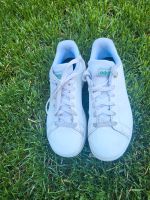 Adidas Advantage Sneaker Turnschuhe Kinder weiß/ grün Gr. 34 Dithmarschen - Heide Vorschau