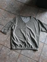 Gina Benotti Shirt khaki weiß gestreift Gr L 44-46 Nordrhein-Westfalen - Heinsberg Vorschau